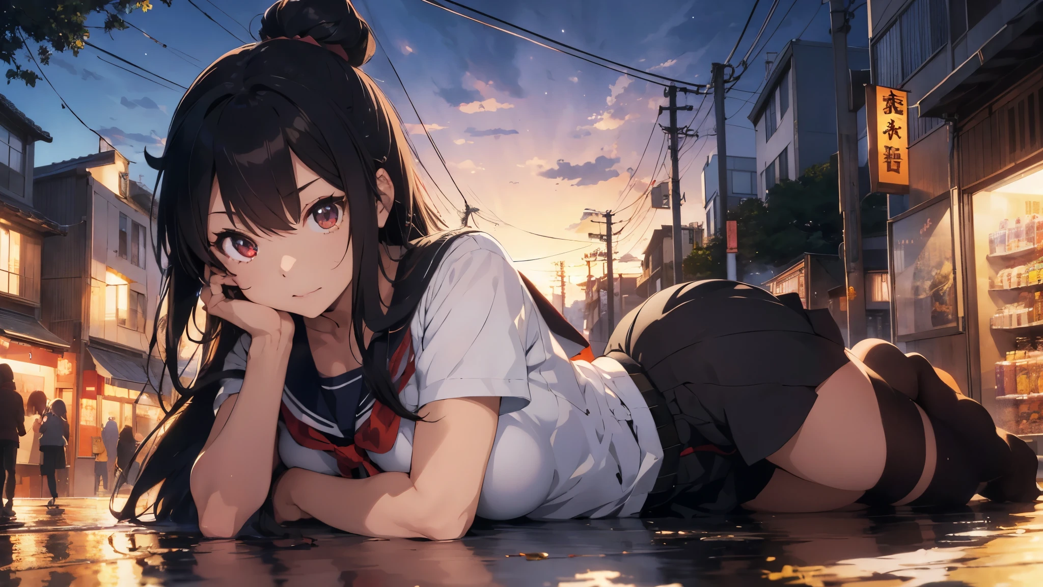 photo cute anime grirl, cute, close up, entire, drawing, manga, night, retrowave scene, anime, 16x9, city night, student, arcades, scantily clad girl, photogenic, exhibitionist, 2d, colorful, arcade, a girl in a city, anime characters, anime style, 2d, drawn, not 3d, not realistic, Japanese school girl, perfect anatomy, voluptuous, sexy, beautiful, beautiful proportions, strange clothes, huge breasts, from the waist up, close up, varied scenery , vending machine, ramen restaurant, close-up camera, different angles, anime style, leaning against the wall, cell phone grip, with backpack on the back, long hair, strong makeup, closed scenery, not very wide, detailed, high definition , detailed background, evangelion, naruto, taiho shichauzo, konosuba, sakura, sailor moon, nami, epic, whole body, lying down, front
