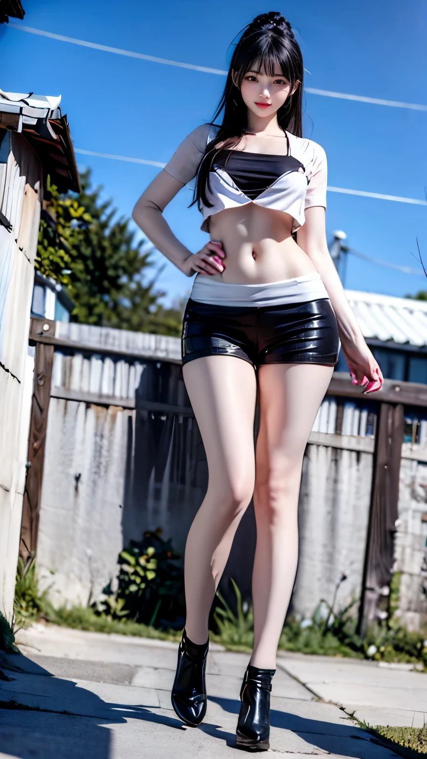(Very delicate and beautiful:1.2)super model,,Big Breasts,Beautiful breasts,voluptuous,【bike shorts】,,【3girls】,,highest quality, High resolution, 8K,Kick in a hurry