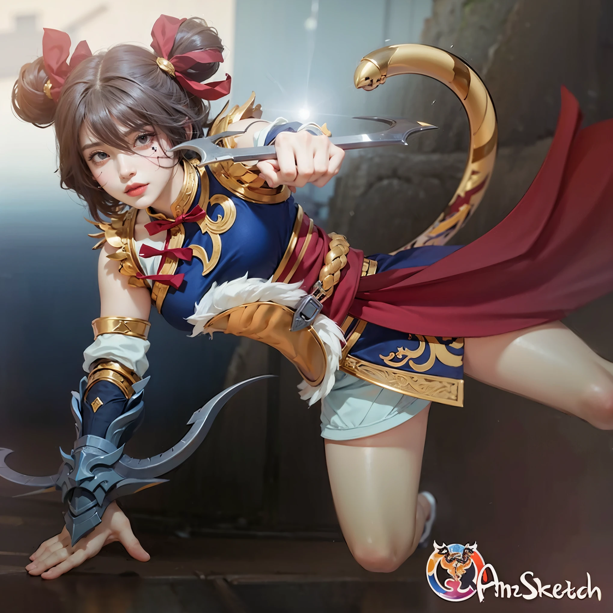 a close up of a 4 girls ,blonde hair , big booobs , shadowbringers cinematic, 4 k detail fantasy, a beautiful fantasy empress, game cg, xianxia fantasy, xianxia hero, 2. 5 d cgi anime fantasy artwork, cinematic goddess close shot, ruan jia and artgerm, wow 4 k detail fantasy, hyperdetailed fantasy character