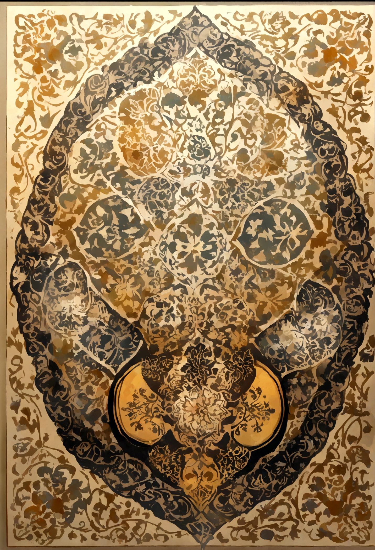 Arabic poster, Creative, pattern, Arabesque