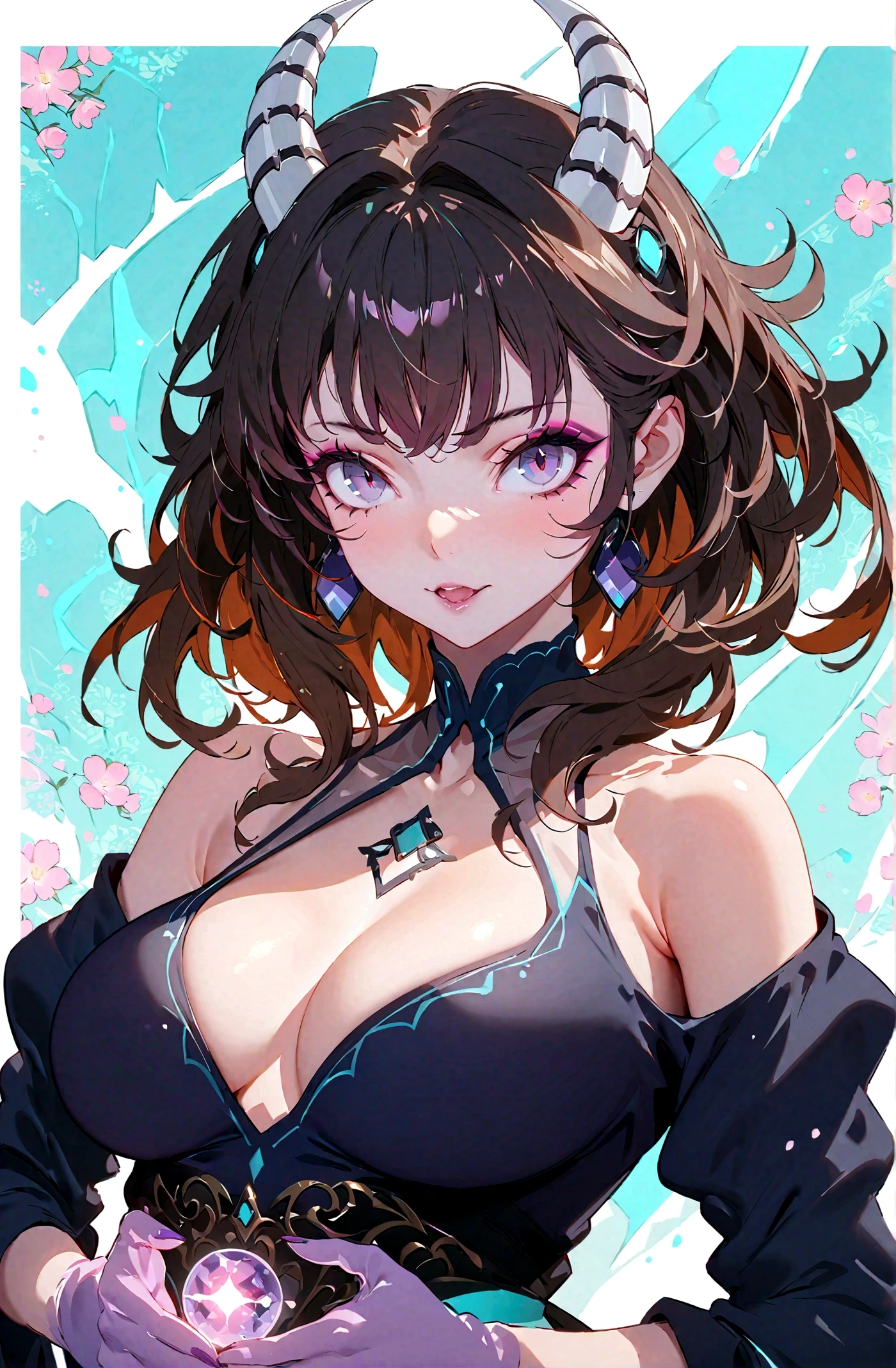 best quality,masterpiece,ultra high res,intricate detail,8K,sharp focus,((no text)),(extremely detailed CG unity 8k wallpaper),Center, 1 Girl, Kawaii Dragon Knight, Red hair, Violet Eye, Long wavy hair,Vivid colors, epic work, Epic Proportions, HD perfect face, exquisite makeup,close up
