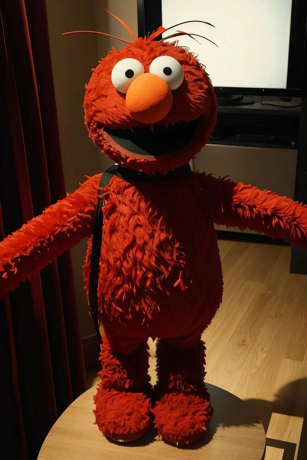 Elmo puppet Bizarre-found fotagge image