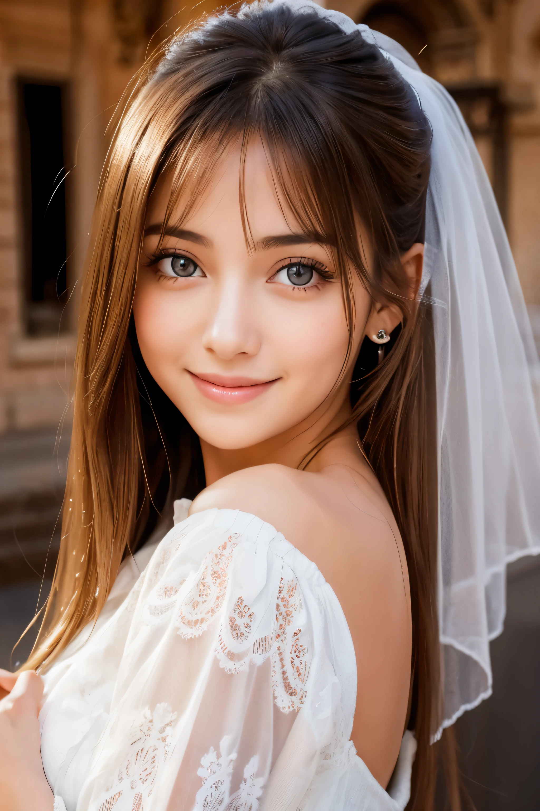 Italian、French、smile、woman、young、Shining eyes、Big eyes、Beauty、beautiful、