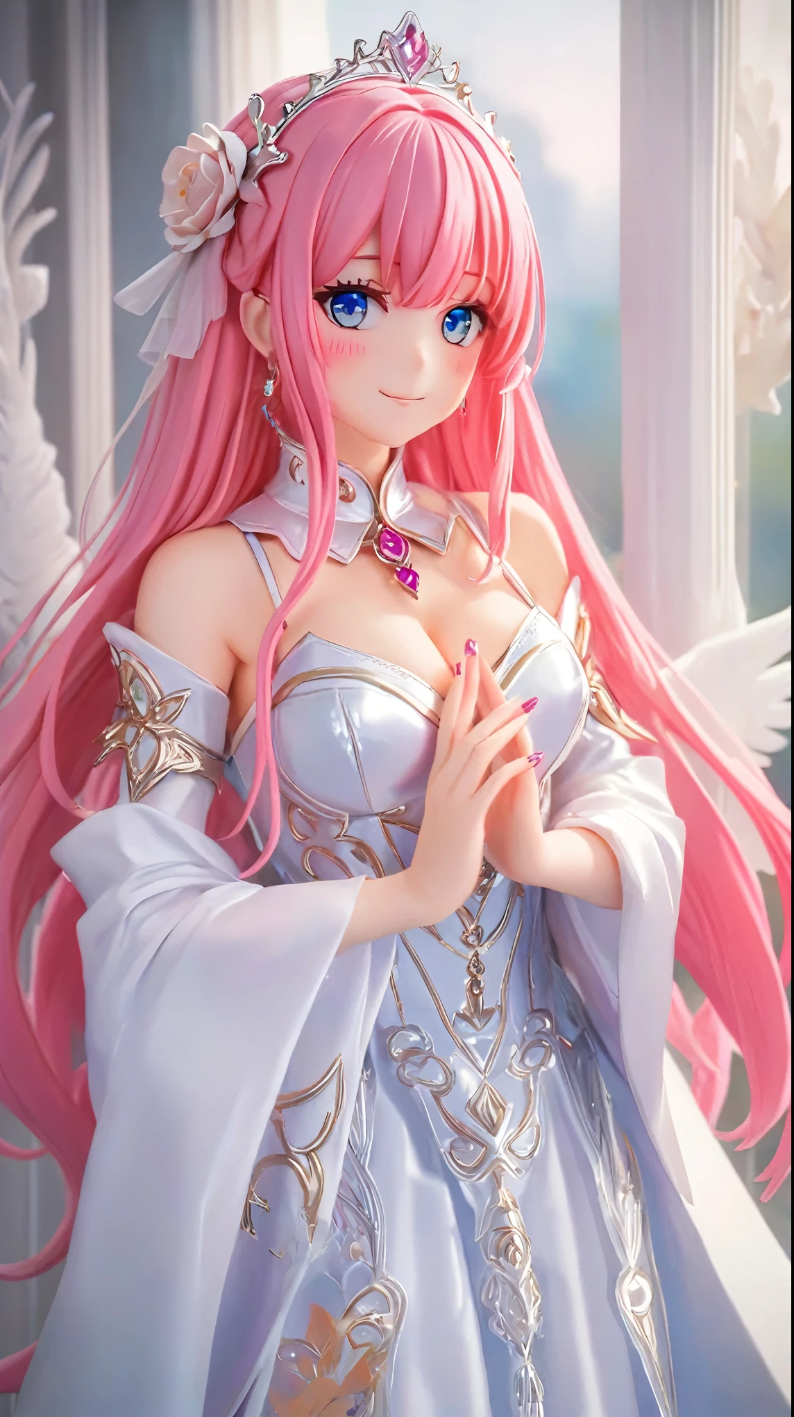 Please change the filled-in areas to part of the dress.,