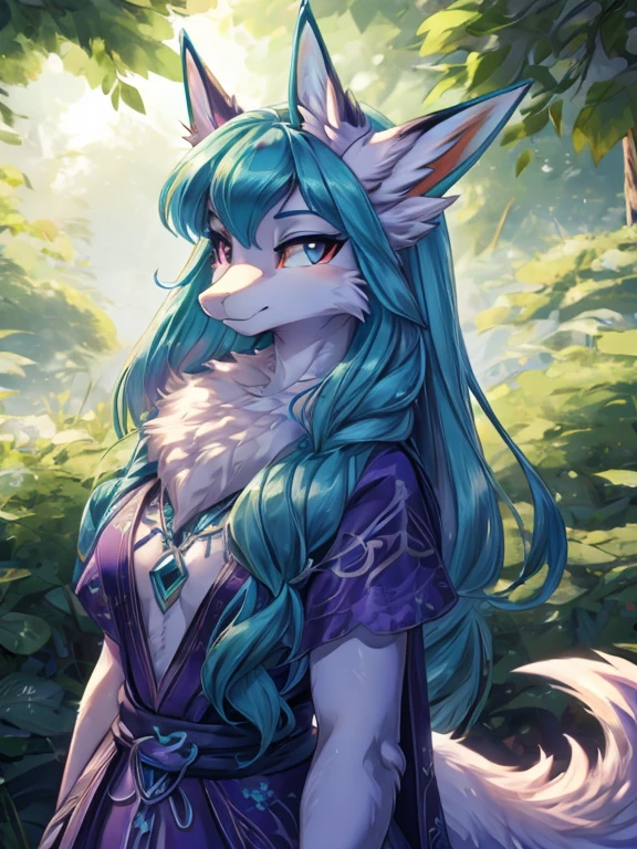 suicune psiquic powers, kitsune ears, jardin zen