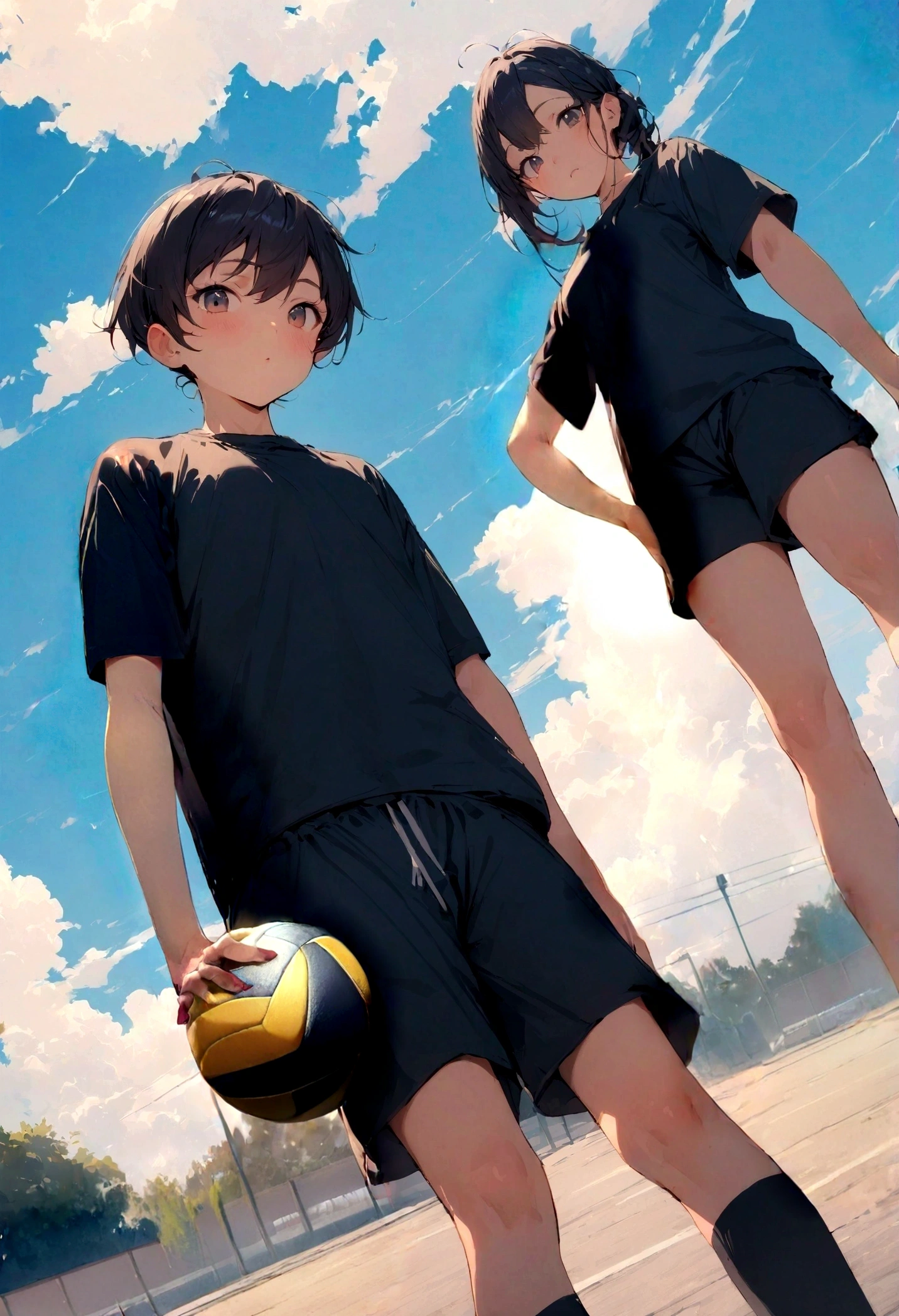 Clean your fingers、Hold the ball at your side、volleyball