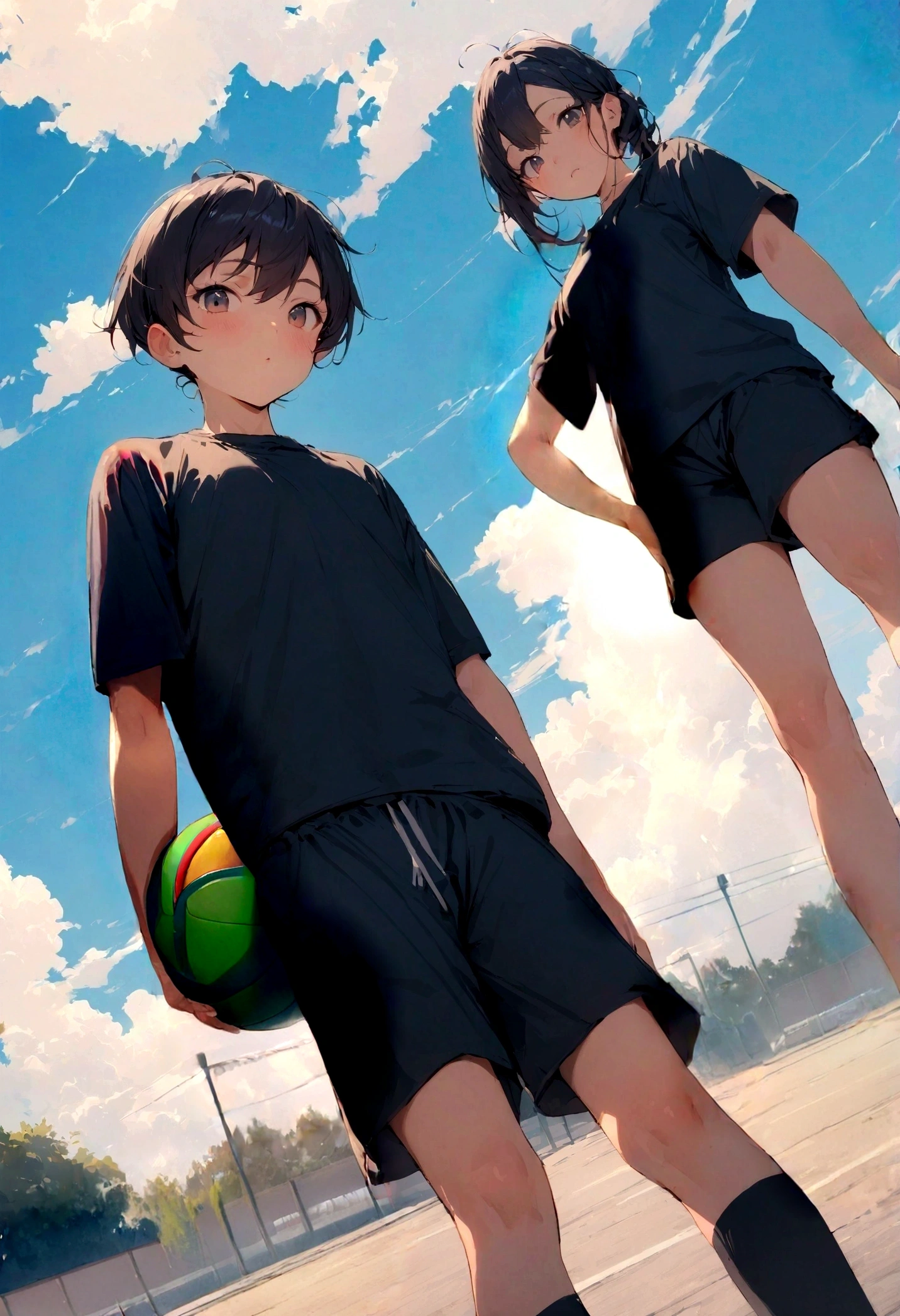 Clean your fingers、Hold the ball at your side、volleyball