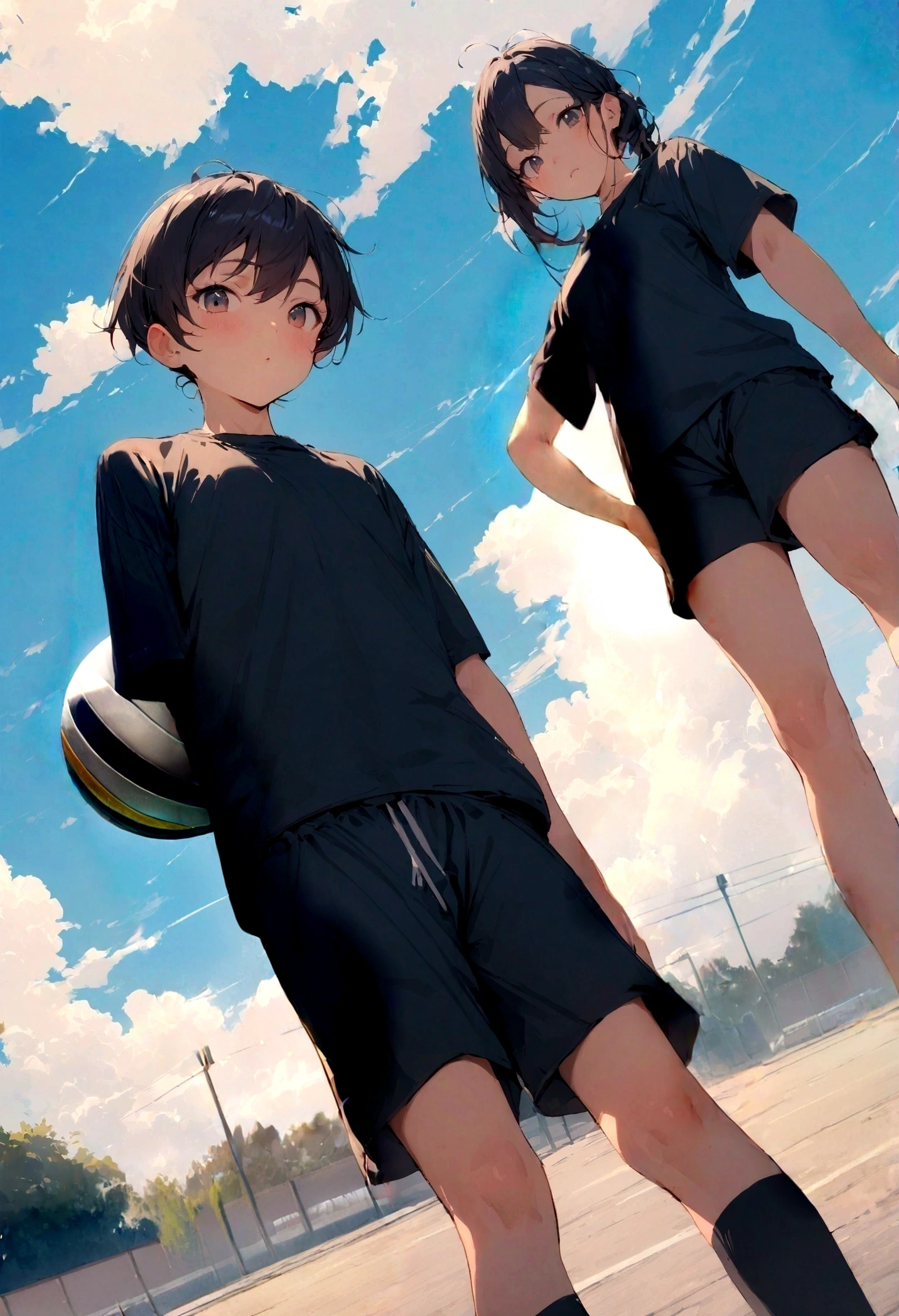 Clean your fingers、Hold the ball at your side、volleyball