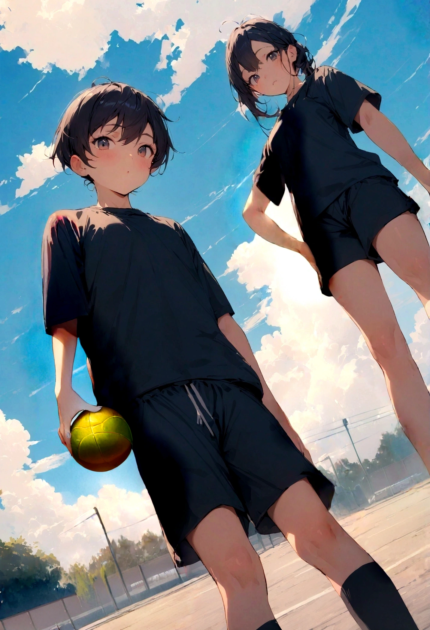 Clean your fingers、ballを脇に挟む、ball、カラフルなball