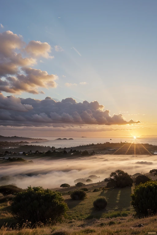 Sunrise on van stadens