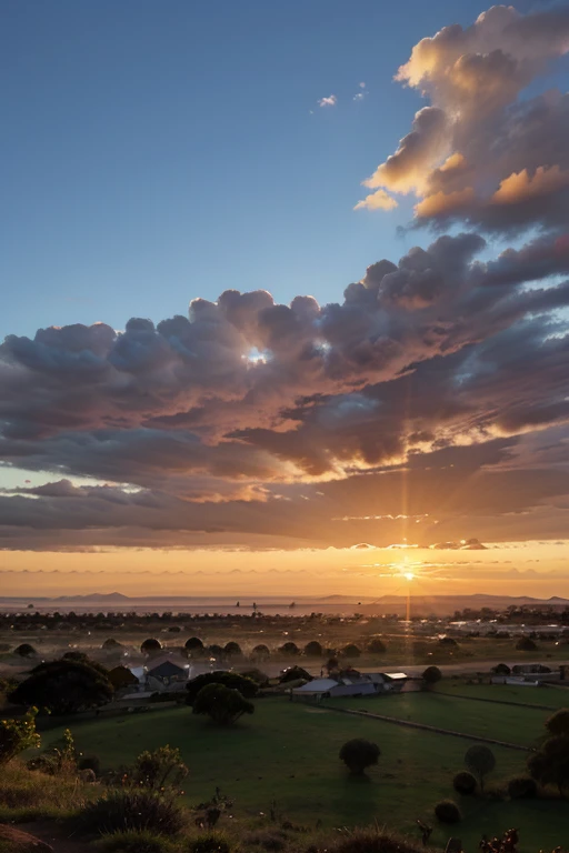 Sunrise on van stadens