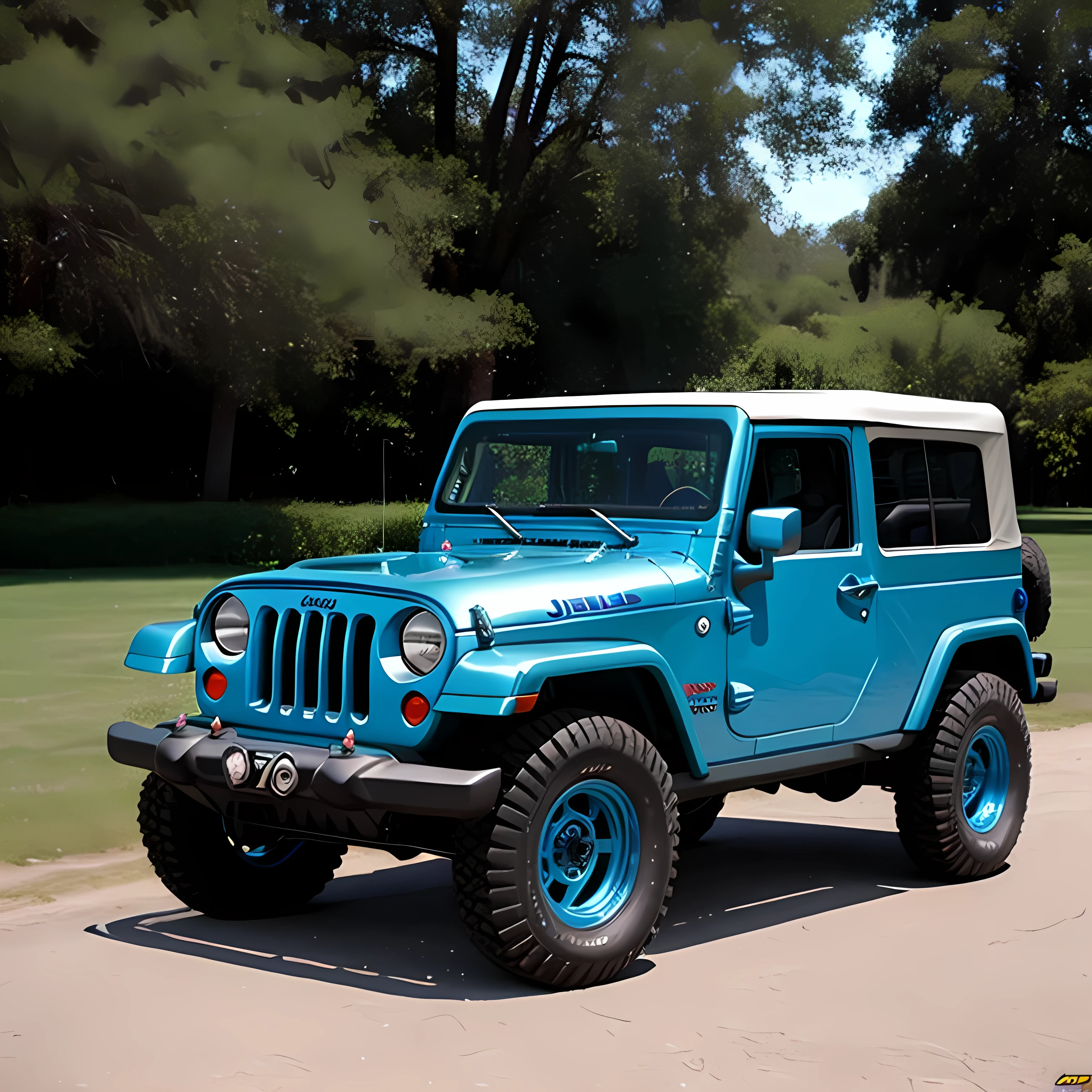 Jeep willy del 1956 color azul oscuro