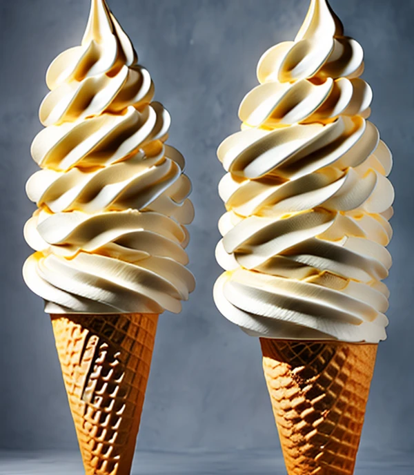 Vanilla Chocolate Chip Ice Cream with Whipped Cream Top, Ice_Cream_Soft_Serve, WhippedCreamTopStyle