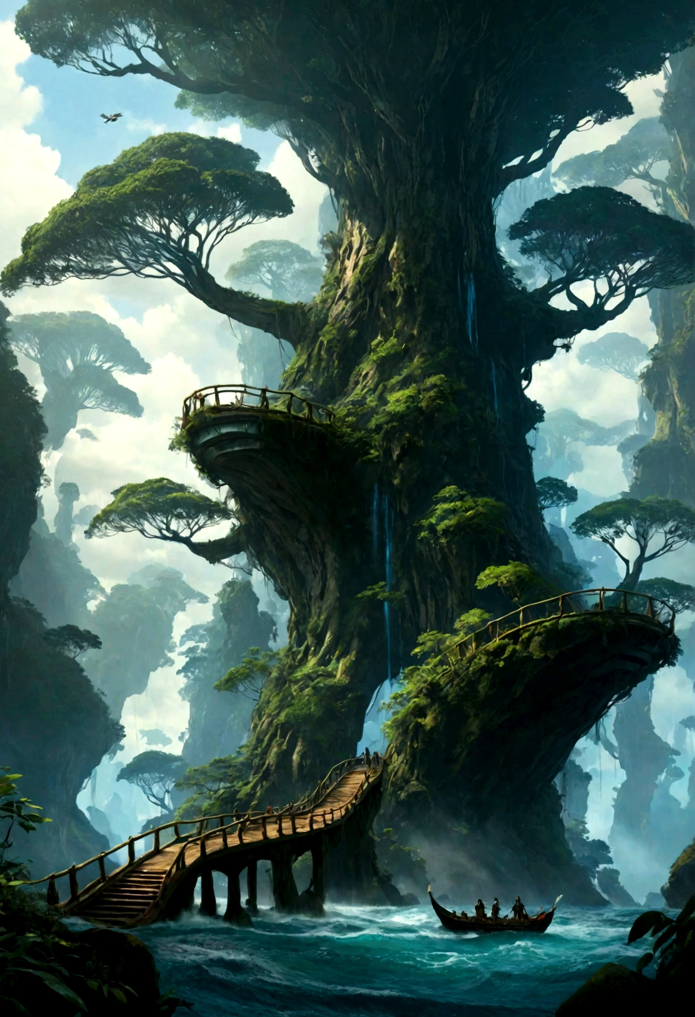 make the forest and sea like from the movie Avatar