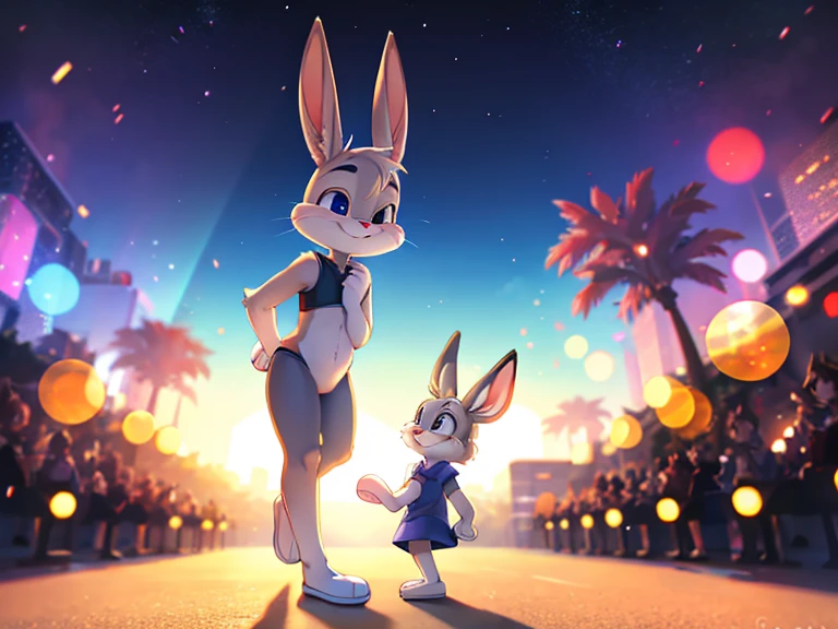 Hallucination, daydream , bokeh , Bugs Bunny