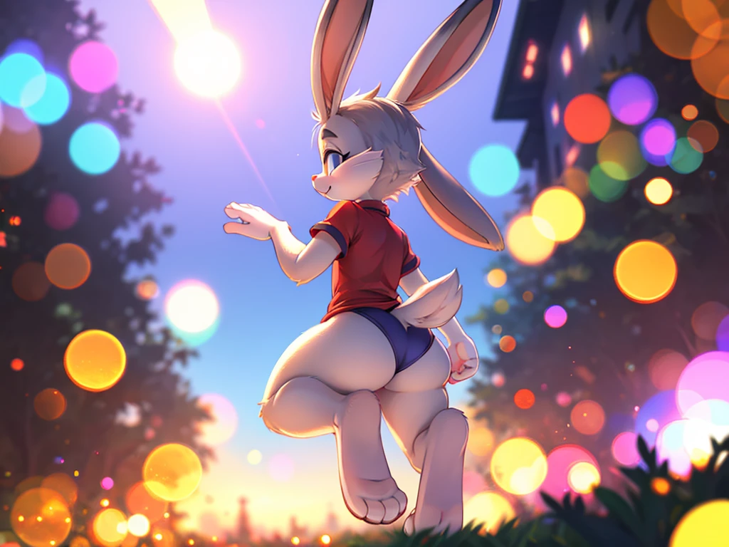 Hallucination, daydream , bokeh , Bugs Bunny