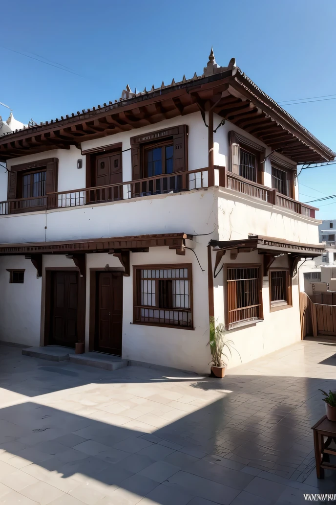 haz una casa habitacion collorida en cuidad lhasa