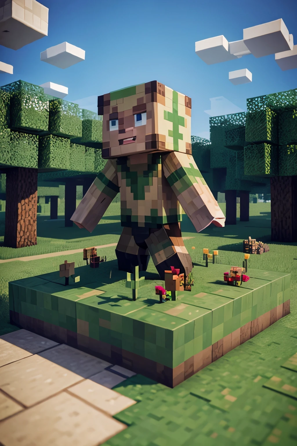 Logo de minecraft relacionado con el comunismo