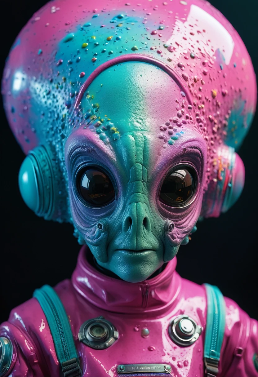 8K, ARTISTIC photogrAphy, best quAlity, mAsterpiece: 1.2), A (potrAit:1.2) Don Bluth Style  ASTRONAUT Cthulhu pink Toon Doll, full body RAW candid cinema, cyan hair, 16mm, color graded portra 400 film, remarkable color, ultra realistic, sad admosphere, dark lighting, oppressive atmosphere, depressive colors, kodak portra 400, photograph,r, Natural Light,  Pinhead lighgts, blur reflection, Brush Strokes, Smooth, abstract, Splatter, Oil On Canvas, rainbow colors, fractal isometrics details bioluminescens : a stunning realistic photograph of wet bone structure, 3d render, octane render, intricately detailed, titanium decorative headdress, cinematic, trending on artstation | Isometric | Centered