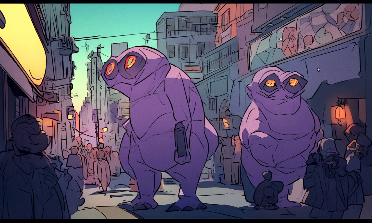 a photography of a giant cyclops marching in New York City with humans watching in awe, inspired by the style of Henri Cartier-Bresson, featuring a 35mm lens, cool color temperature, the cyclops' expression is stern, with dramatic natural lighting and an intense urban atmosphere --v 5 --stylize 1000

