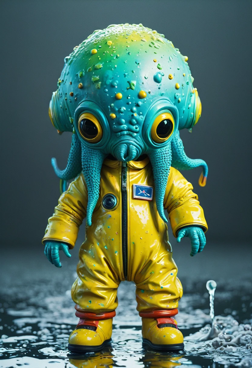 8K, ARTISTIC photogrAphy, best quAlity, mAsterpiece: 1.2), A (potrAit:1.2) Don Bluth Style  ASTRONAUT Cthulhu yellow Toon Doll, full body RAW candid cinema, cyan hair, 16mm, color graded portra 400 film, remarkable color, ultra realistic, sad admosphere, dark lighting, oppressive atmosphere, depressive colors, kodak portra 400, photograph,r, Natural Light,  Pinhead lighgts, blur reflection, Brush Strokes, Smooth, abstract, Splatter, Oil On Canvas, rainbow colors, fractal isometrics details bioluminescens : a stunning realistic photograph of wet bone structure, 3d render, octane render, intricately detailed, titanium decorative headdress, cinematic, trending on artstation | Isometric | Centered