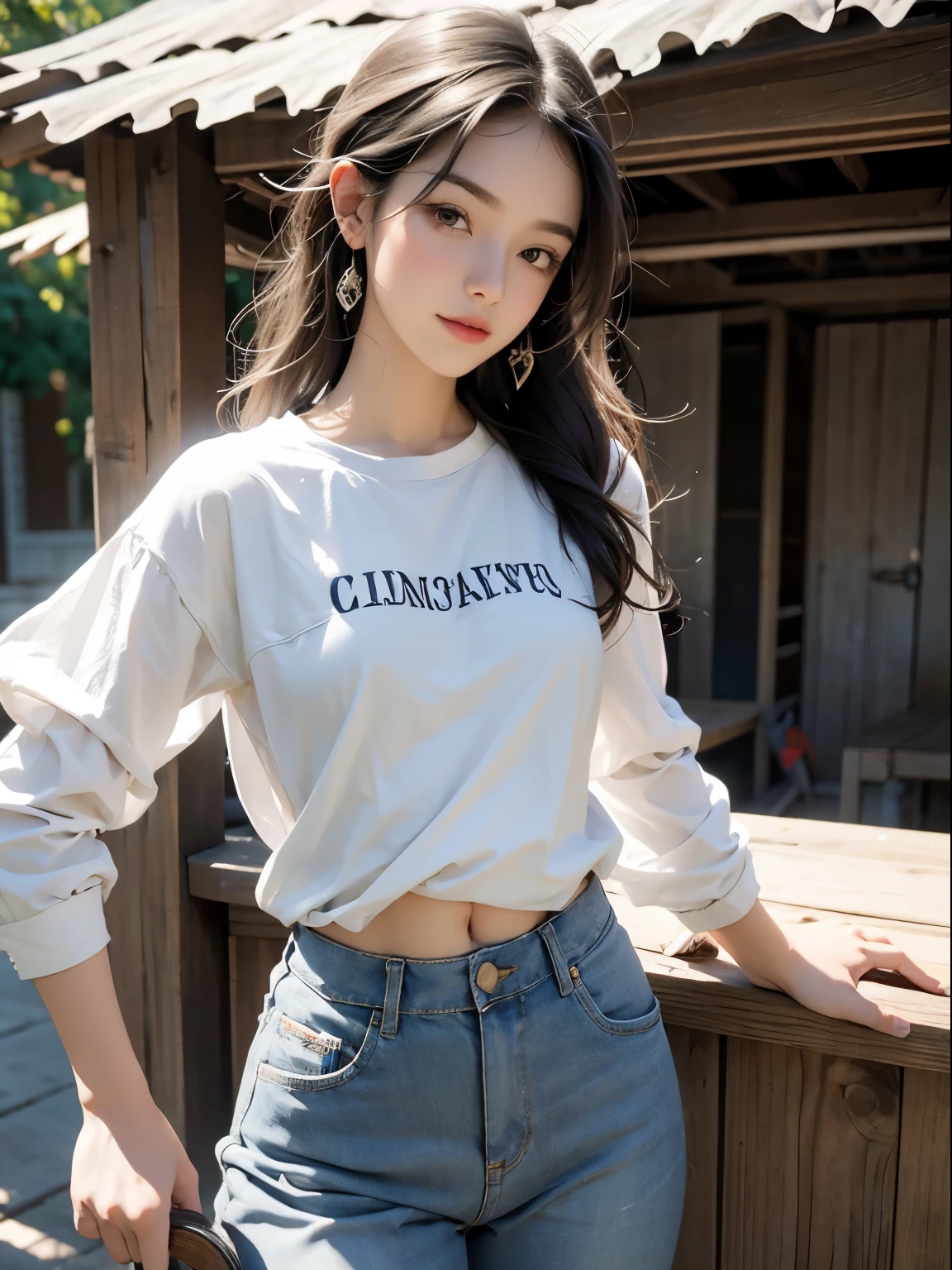cuerpo, 23 year old girl, cabello rubio recogido en una cola de caballo lateral, escote sensual, Blusa transparente, small breasts, culo frente al espectador, releasing magic through the hand, volver a la pantalla, micro pantalones cortos 1.4, Ultra High Definition, imagen 4k , anteojos, character near the camera, pantalones cortos ajustados, bragas en V, bragas rojas, Bragas de cintura baja, minifalda corta 1.3