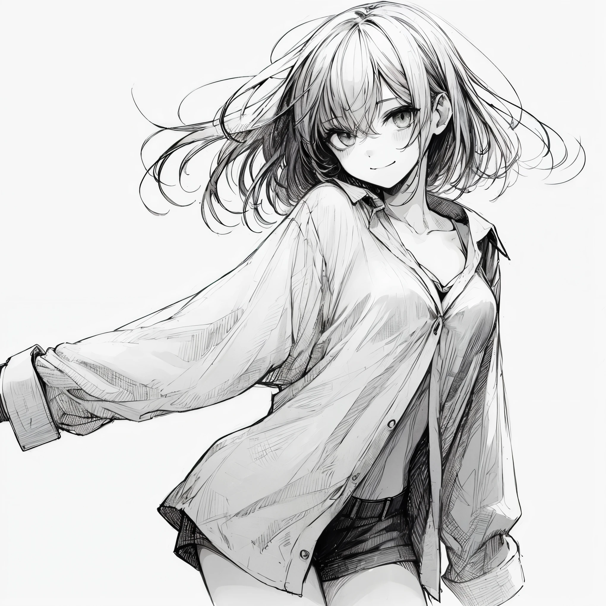 Official art using high-quality hand-drawn watercolor sketch techniques. (best quality,4k,8k,highres,masterpiece:1.2),ultra-detailed,beautiful detailed gray eyes,A girl with beautiful eyes, everyone, beautiful anime girl, cute anime girl, smooth anime art, anime style, elegant colors, soft lighting, delicate beautiful wet eyes, very coquettish, (beautiful large breast:1.2), (correct hands:1.2),