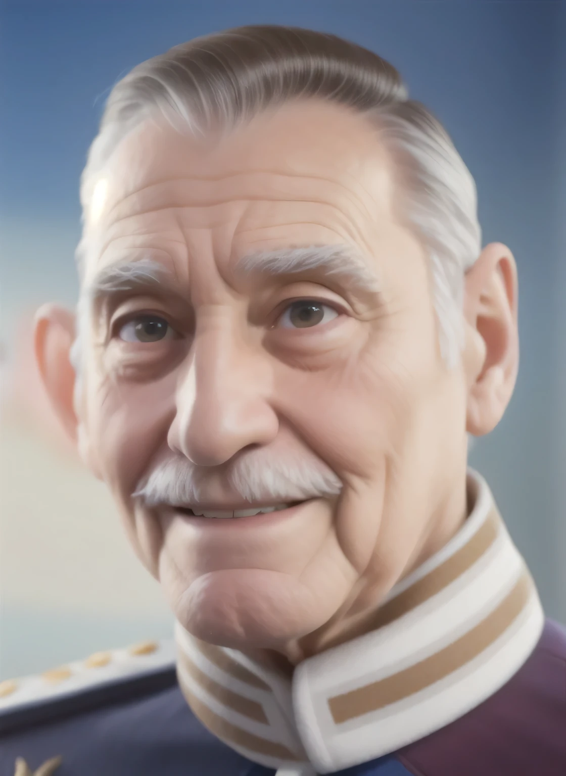 Hombre, ,he is 90 years old ,arrugas tiene frente ,