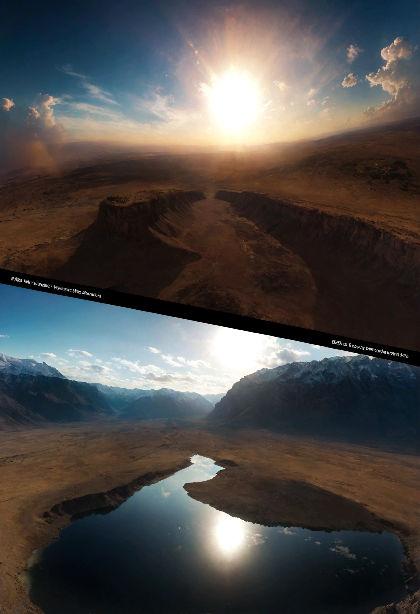 The Earth explodes, abuse of chromatic aberration, High resolution, Photorealistic, Depth of written boundary, Cinema Lighting, chromatic aberration, reflected light, blend, 135mm, 135mm, Nikon, Ultra Wide Angle, three views, Atmospheric perspective, Panorama, Portrait, 360 view, 135mm, 4K, 8k, 16k