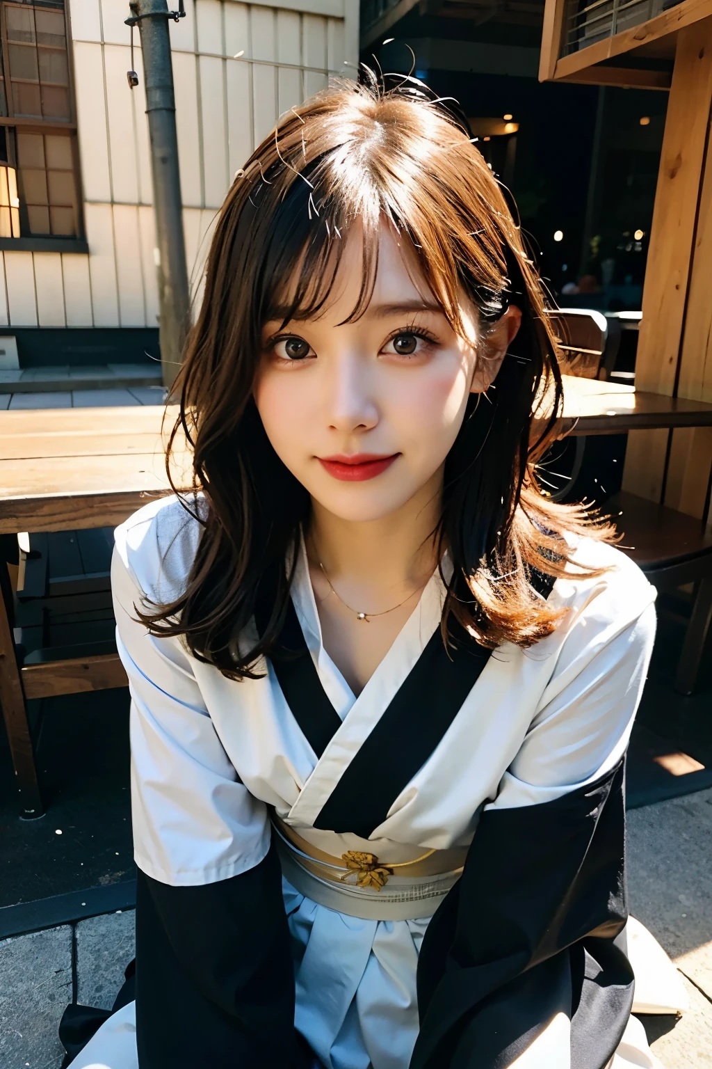 (8K, RAW photos:1.2), detailed face and eyes,best quality, Ultra A high resolution, very detailed ,intricate details ,table top ,a cute girl , Soft Film Lighting, hyper detailing,sharp focus, high quality, blonde hair, bob cut, yukata, outside, NSFW, spread legs, bright garden,