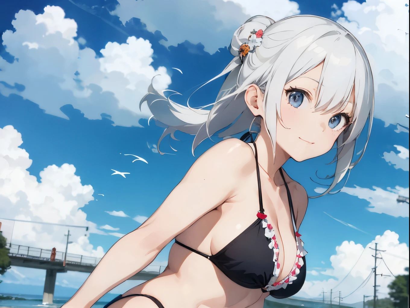 White-haired girl drawn in high resolution Japanese anime style、Woman taking a photo in a bikini, Bikini Model, , A young and cute gravure idol, Posing together in a bra, Russian and Japanese mix, sakimichan, Asian woman, Wear a swimsuit, that&#39;that&#39;that&#39;that&#39;that&#39;that&#39;that&#39;that&#39;that&#39;that&#39;that&#39;that&#39;that&#39;that&#39;It&#39;s hot with the shining sun, Japanese Model, Cute Core, sakimichan hdri, Young Gravure Idol, Chubby