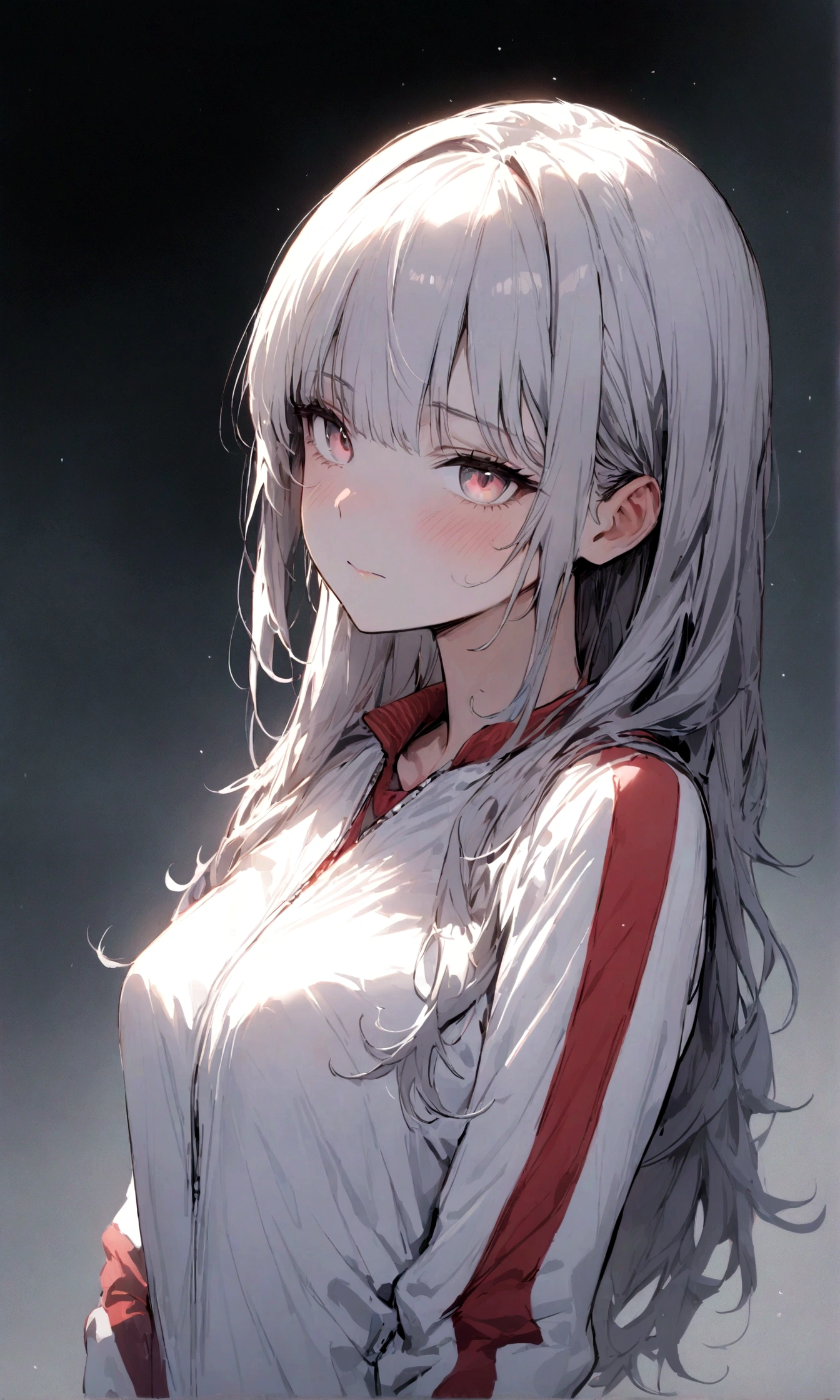 best quality, masterpiece, High resolution,, 1 Girl, Delicate face, (Upper Body:1.6), Gym suit