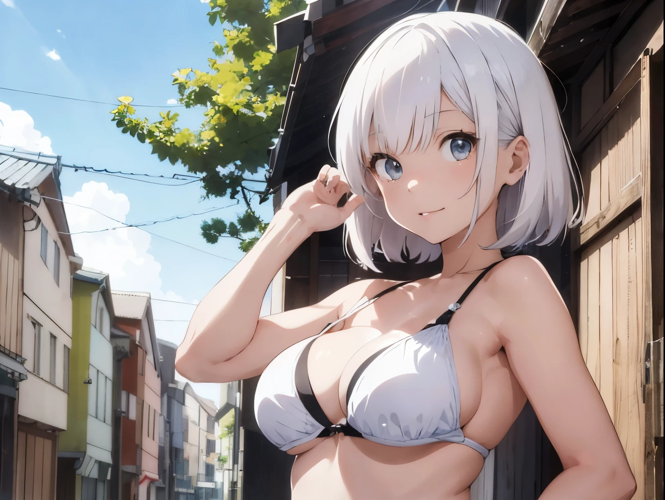 White-haired girl drawn in high resolution Japanese anime style、Woman taking a photo in a bikini, Bikini Model, , A young and cute gravure idol, Posing together in a bra, Russian and Japanese mix, sakimichan, Asian woman, Wear a swimsuit, that&#39;that&#39;that&#39;that&#39;that&#39;that&#39;that&#39;that&#39;that&#39;that&#39;that&#39;that&#39;that&#39;that&#39;It&#39;s hot with the shining sun, Japanese Model, Cute Core, sakimichan hdri, Young Gravure Idol, Chubby