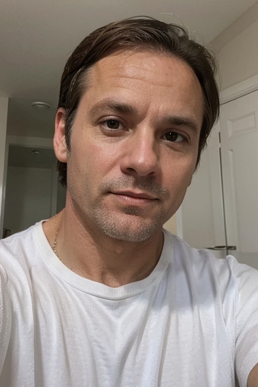 a selfie of an white male 40 years old very realistic