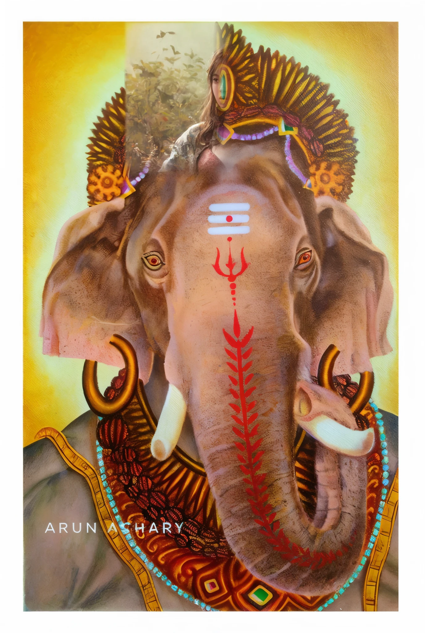male muscular god lord Indiran on white elephant, ogue style, high contrast, sharp details, upscale, highly detailed, ultra detailed, realistic, cinematic epic shot, cinematic look, cinematic climnematic colour grade, cinematic lighting, highly detailed