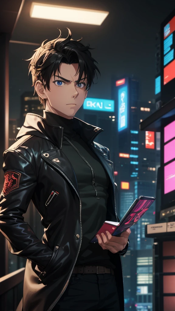 Anime, serious anime boy