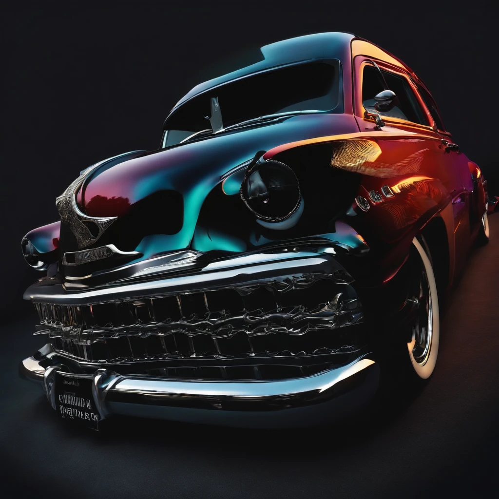 Car skull black