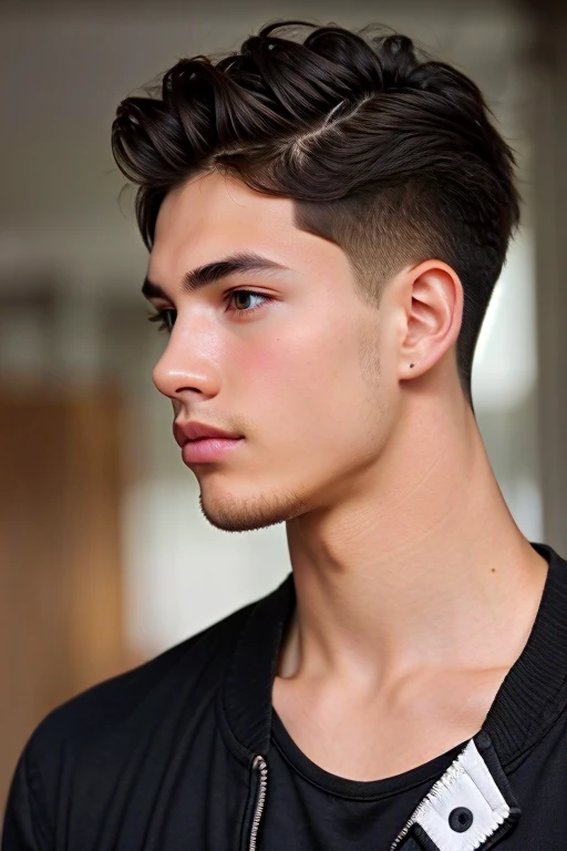 A creative and attractive smart boy hair style look like awesome profile picture