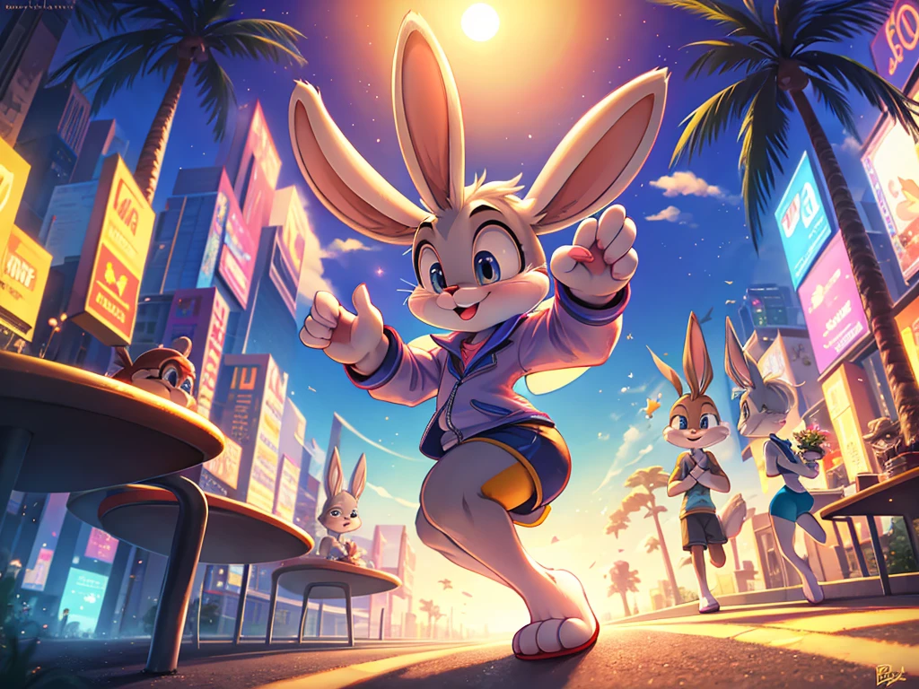 Hallucination, daydream , bokeh , Bugs Bunny , Roadrunner