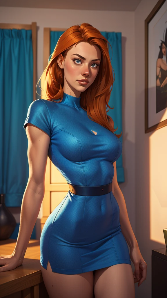 uma imagem de desenho animado de uma mulher com um grande peito em um vestido branco, alena aenami and digite germe, digite germe and atey ghailan, linda arte digital, DeviantArt Artstation CGScosiety, Arte digital detalhada em 4k, even model | digite germe, Alena Aenami e Android Jones, extremely detailed digite germe