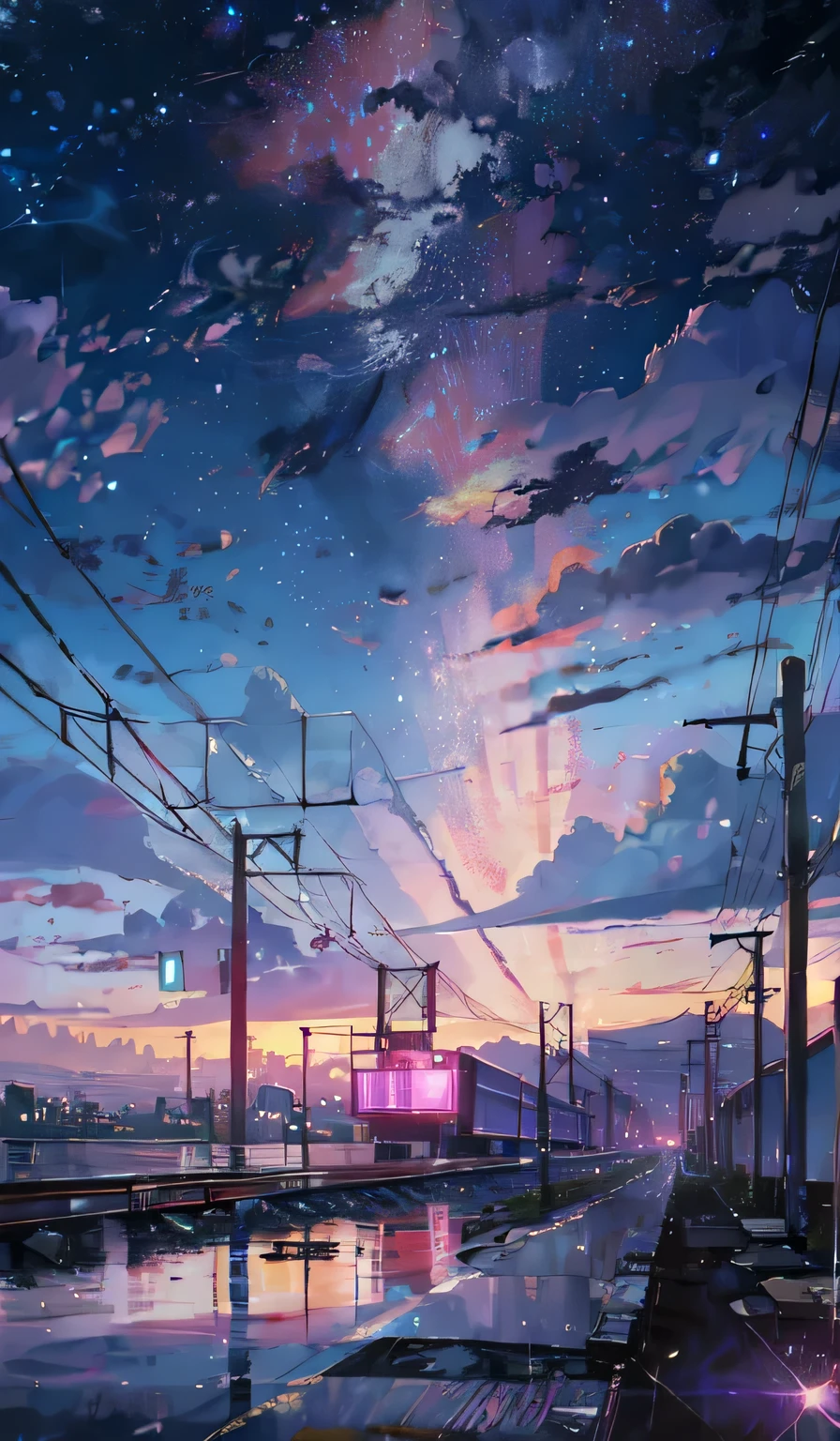Midnight Cityscape Cyber