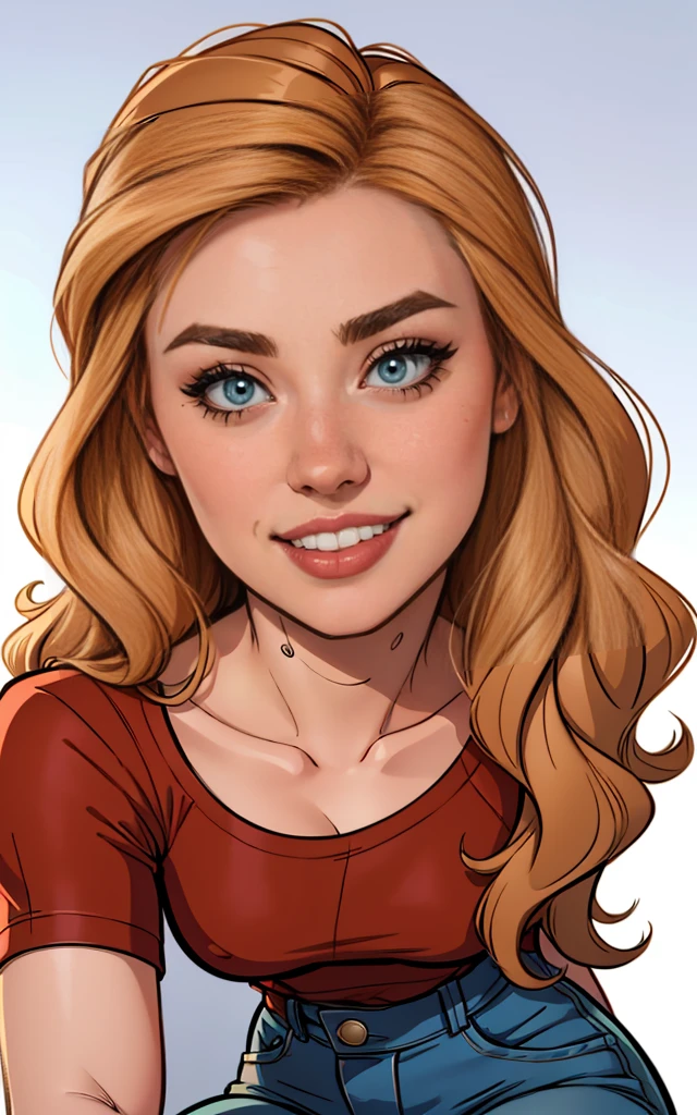  junto com o Procreate Girls Head base stamps personagem das HQs da Marvel  de 35 anos, Jennifer Connelly very long to the waist and half curly with bangs, seios pequenos, olhos grandes com um brilho apaixonado, olhos verdes mel, Um lindo sorriso, vestindo uma camiseta preta longa com um terno feminino verde e jeans, in a serious and sweet comic-style pose, alta qualidade Jennifer Connelly (estilo de desenho animado:1.2),  [(lindas mulheres de meia idade]) desenho de vestindo um moletom folgado e oversized, grande sorriso, olhos perfeitos, rosto detalhado, fundo de festa, pose divertida, olhar sedutor, confete, simple white background along with Marvel comic character Daredevil Procreate Girls Head base stampsstyle Cartoon style digital illustration GTA stylePortrait of a young girl, 8k realista, luz natural suave, 85mm, luz do sol em seu rosto, cinematic lighting, Lumen reflections, fotografia, ambiente de boate, hiperrealismo,