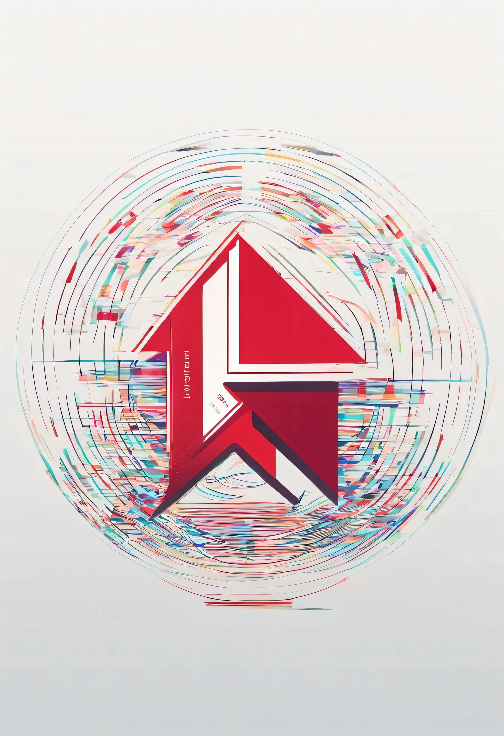 Logo for a company called Rayma dedicated to the construction of prefabricated houses, quiero un logo innovador con rojo como el color predominante, quiero el nombre de la empresa en el logo