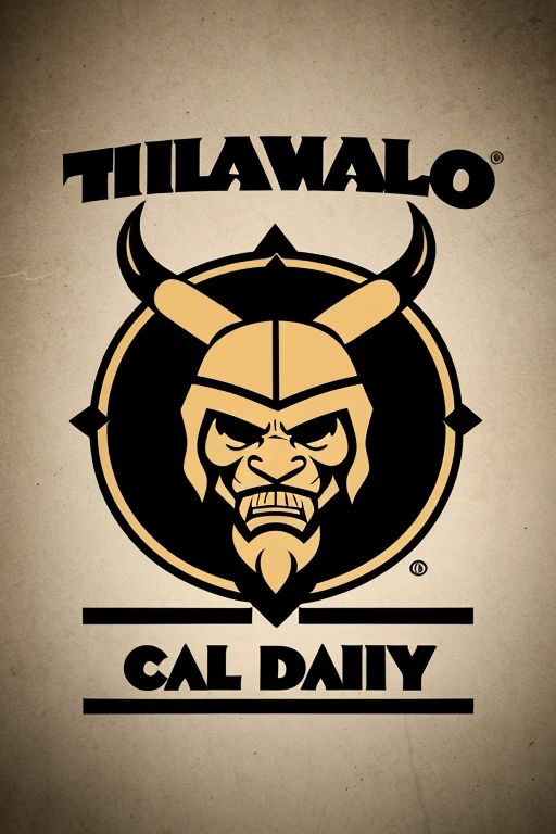 Logo animado para tiendas de recargas donde salga un vikingo referente a calle of duty mobile
