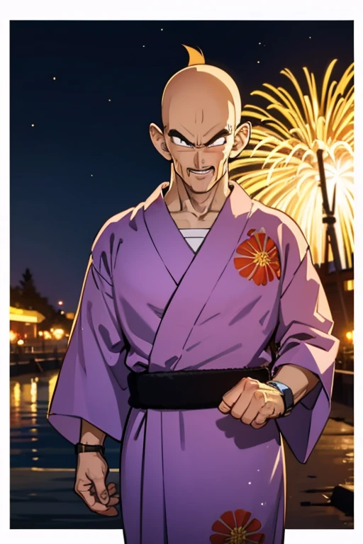 Nappa goes to watch a dirty fireworks display in a yukata