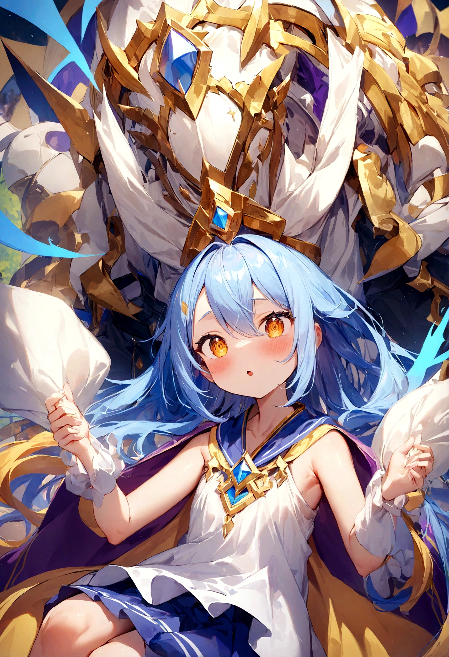 1girl,masterpiece, best quality, very aesthetic, absurdres,
Shiro, No Game No Life - A genius gamer and strategist, Shiro is part of the unbeatable sibling duo in the world of Disboard.