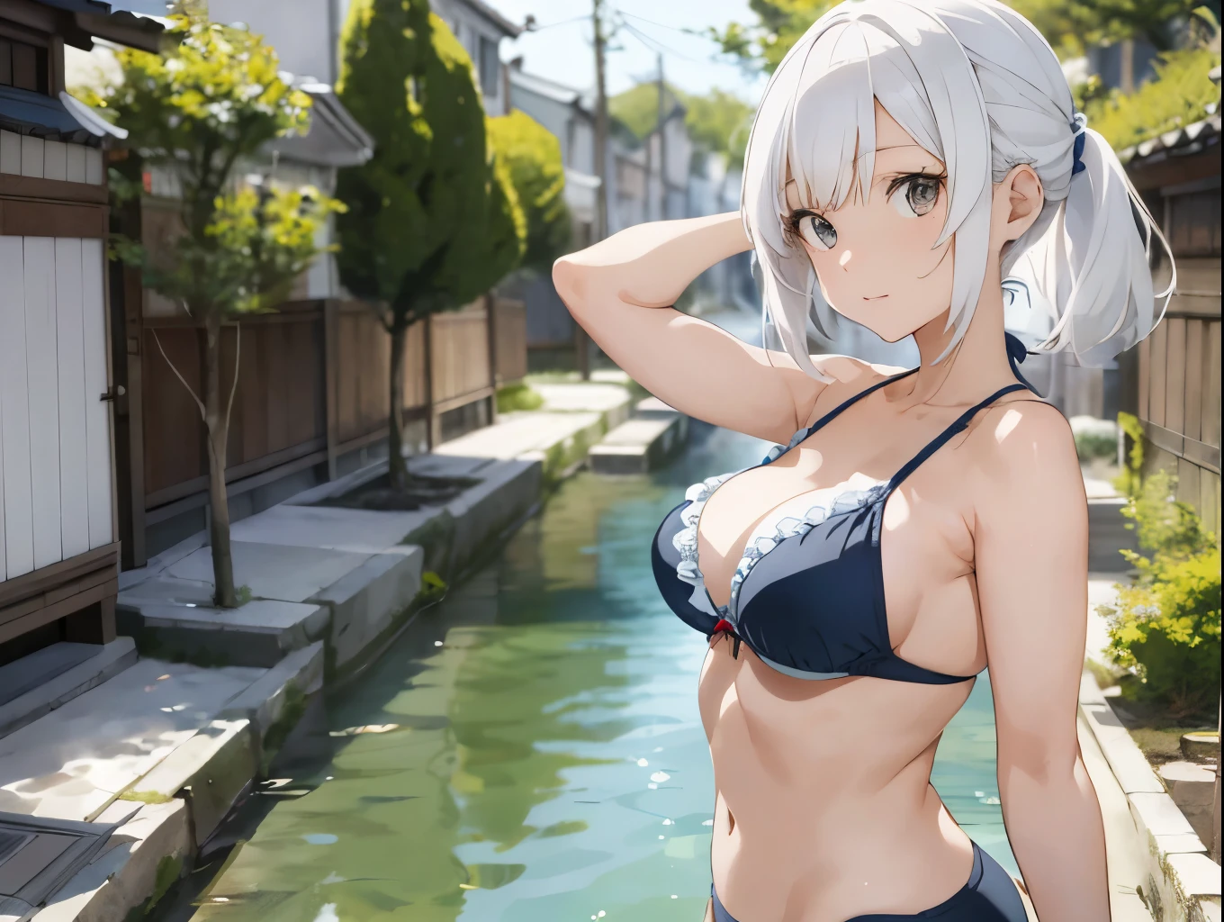 White-haired girl drawn in high resolution Japanese anime style、Woman taking a photo in a bikini, Bikini Model, , A young and cute gravure idol, Posing together in a bra, Russian and Japanese mix, sakimichan, Asian woman, Wear a swimsuit, that&#39;that&#39;that&#39;that&#39;that&#39;that&#39;that&#39;that&#39;that&#39;that&#39;that&#39;that&#39;that&#39;that&#39;that&#39;that&#39;It&#39;s hot with the shining sun, Japanese Model, Cute Core, sakimichan hdri, Young Gravure Idol, Chubby