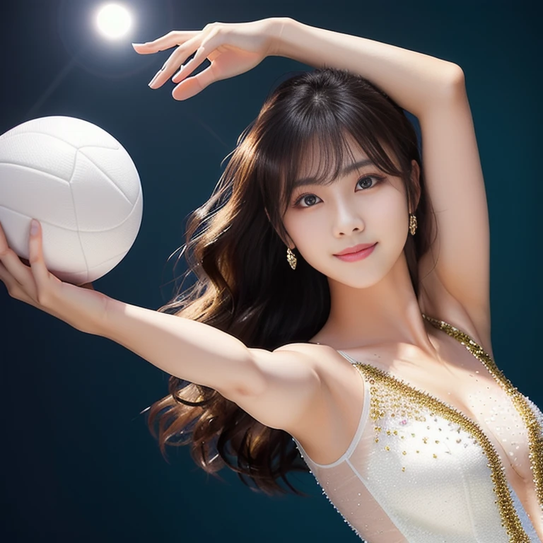 Best quality, masterpiece, high resolution, 8K Ultra HD, masterpiece, high resolution, 4k, 8k, (photorealistic: 1.2), (sharp focus), (highly detailed skin: 1.2),
one girl, cheongsam, hair ornament, necklace, jewelry, beautiful face, beautiful woman, (holding a beautiful shining ball in her palms with both hands clasped in front of her face), ((shining ball emitting beautiful light: 1.5)), (gazing at the ball: 1.5), (looking down), beautiful face illuminated by light, beautiful proportions, ample breasts, cowboy shot, milky way, double long exposure, movie still, (tyndall effect: 1.5), (dark studio: 1.5), rim lighting, two-tone lighting, 8k uhd, digital slr, soft lighting, volumetric lighting, candid, photography, bokeh,