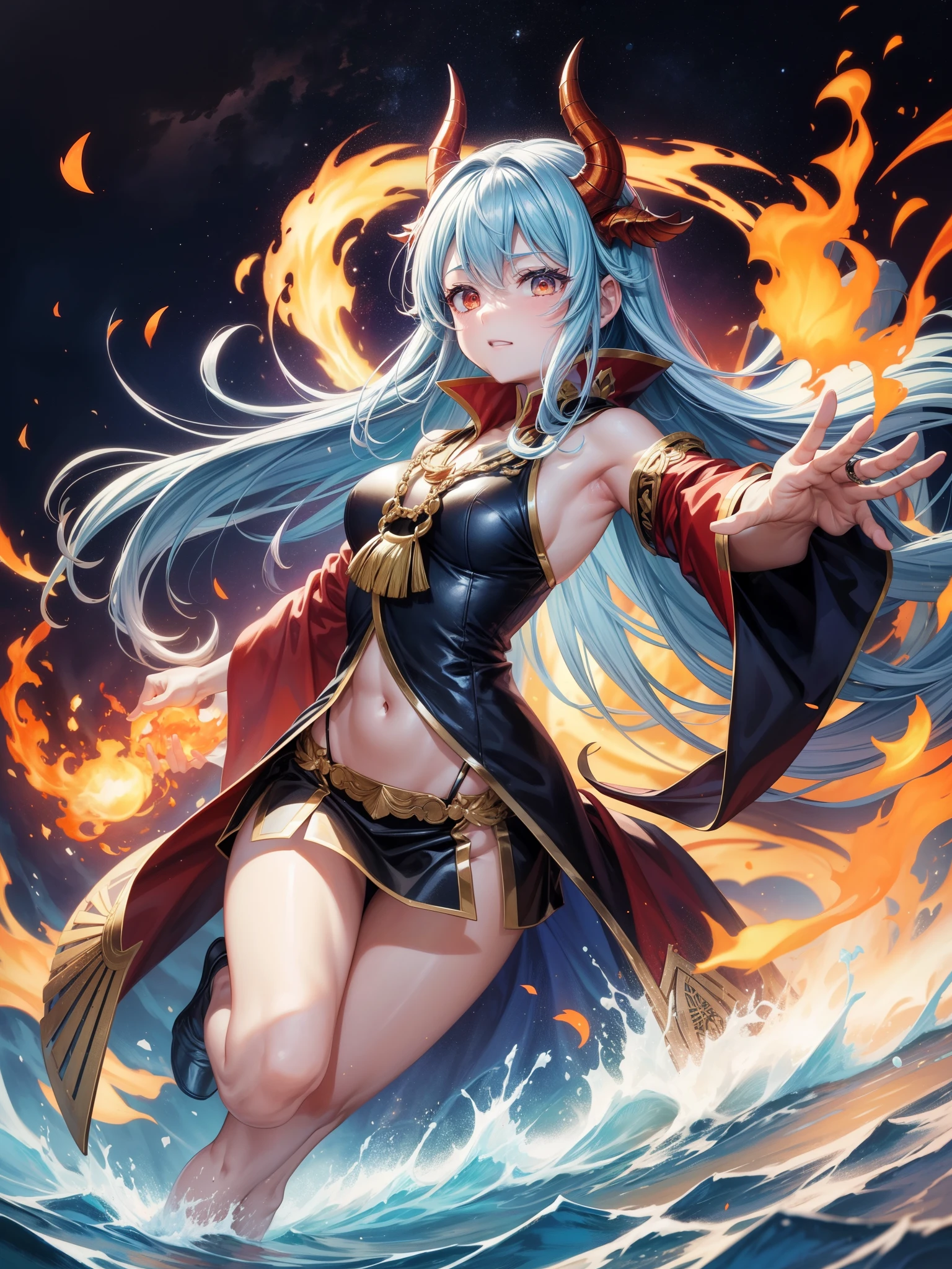 Who is the Fire Genie、It is a powerful entity appearing in ancient myths and legends、It's a mysterious entity that controls fire and heat。That figure combines horror and beauty、people々It has garnered the awe and respect of。

### semblance
What does the Fire Genie look like、people々It is deeply engraved in the heart of。My whole body is engulfed in blazing flames、heatwaves are constantly being emitted from that body。A large horn grows on the head、The eyes are shining red like lava。The body of the Fire Genie is covered with well-trained muscles、Each one of those movements is powerful、It will amaze the viewer。Flames erupt from arms and legs、Sparks fly every time you step down on the ground。

### 能力
Who is the Fire Genie火と熱を自由自在に操ることができます。You can also burn down a wide area with that power、It is also possible to burn down enemies by concentrating on one point。Also、Who is the Fire Genie不死身に近い存在であり、You can't hurt them with a normal attack。Fire Genie's body is always hot、Just by touching it, it will melt the substance。Therefore、opponents are difficult to even approach。moreover、Who is the Fire Genie空を飛ぶこともでき、Its wings are composed of giant flames。

### 性格と意志
Who is the Fire Genie高潔で誇り高い性格を持っています。He values justice and order、We do not forgive injustice or evil。When you wield that power、Always for justice、Alsoは大切なものを守るために行動します。but、There are times when they seem ruthless because of that sense of justice、they can also make unforgiving decisions。Who is the Fire Geniepeople間の心の中に潜む恐怖や怒りを見抜くことができ、I use that emotion as a source of strength。

### Legends and beliefs
In ancient legends、Who is the Fire Genie天界の神々Fight together、It is said to have protected peace on earth。His presence is linked to natural phenomena such as volcanic eruptions and forest fires、people々Fear that power、I respected it。Temples and altars that enshrine the Fire Genie、Built at the foot of a volcano or in an area where the god of fire is worshipped、people々There they prayed for the blessings of the god of fire、I offered an offering。

### Modern appearance
Even in modern times、The existence of the Fire Genie has been handed down as myths and legends。What he looks like in movies and novels、Depicted in various media such as anime、その圧倒的な力と美しさは多くのpeople々It captures the heart of。Who is the Fire GenieAlso、It is also seen as a symbol of overcoming difficulties and trials、彼の物語はpeople々It continues to give courage and hope to。

### 結び
Who is the Fire Genie、古代から現代に至るまで多くのpeople々It left a strong impression on the heart of。that horror and beauty、Overwhelming power and noble personality、As a mystical entity that controls fire and heat、The story is still being handed down。Who is the Fire Genie、As a symbol of protecting justice and order、people々It continues to make me feel in awe。