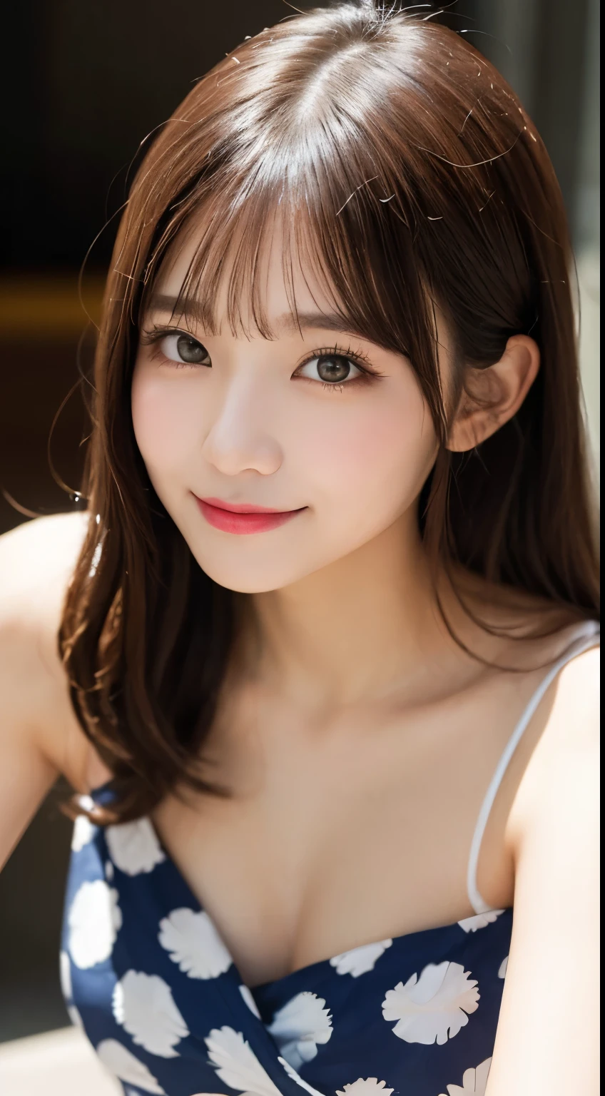 Tabletop, highest quality, shape, Very detailed, finely, High resolution, 8k wallpaper, 完璧なダイナミックな構shape, Beautiful and exquisite,ランダムなcute髪,,Natural color lip, Bold sexy pose,smile、20-year-old girl、cute、Looking into the camera,Always blur the background,Perfect and beautiful face,Slim face and figure,Big eyes、Putting on gal makeup,Small face,Shooting from below、smile,Blurred Background,Elegant feminine face、Cyberpunk Fashion、Change pose randomly、Randomly change the shooting angle and position、smile、Top to bottom々Shoot from the right angle and direction、Sexy Face、Get on all fours、yukata